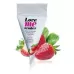 Съедобное согревающее массажное масло Love Me Tender Strawberry с ароматом клубники - 10 мл  