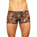 Мужские трусы-боксеры из сетки с яркими розами Rose Boxer черный S