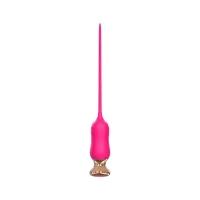 Розовый тонкий стимулятор Nipple Vibrator - 23 см розовый 