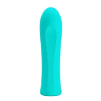 Мятный мини-вибратор Alfreda - 10,2 см мятный 