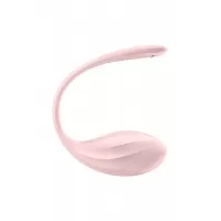 Розовое виброяйцо Ribbed Petal с пультом ДУ розовый 