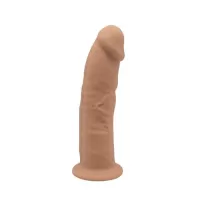Карамельный фаллоимитатор Model 2 - 15 см карамель (темно-бежевый 