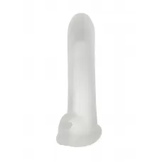 Белый фаллоудлинитель Titan - 16,5 см белый 