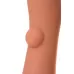 Насадка на фаллос с имитацией пирсинга Extreme Sleeve 001 M-size - 14,7 см телесный 