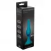 Бирюзовая анальная пробка Slim Anal Plug Large - 12,5 см бирюзовый 