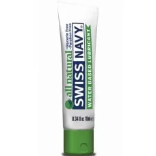 Гипоаллергенный лубрикант Swiss Navy All Natural Water Base Lubricant - 10 мл  