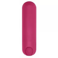 Розовая перезаряжаемая вибропуля 7 Speed Rechargeable Bullet - 7,7 см розовый 