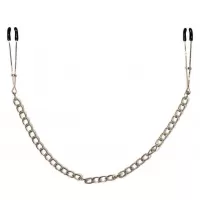 Зажимы на соски Lust с цепочкой серебристый 