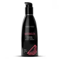 Лубрикант на водной основе с ароматом арбуза Wicked Aqua Watermelon - 60 мл  