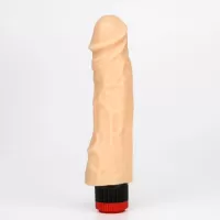Телесный реалистичный вибратор  Оки-Чпоки  - 19 см телесный 
