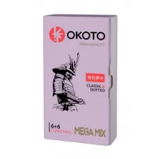 Презервативы OKOTO Mega Mix - 12 шт  