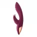 Сливовый вибратор-кролик 5’’ Silicone Kissing - 20,2 см сливовый 