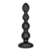 Черная анальная виброёлочка Nexus Tornado Beaded Probe Large с функцией вращения черный 