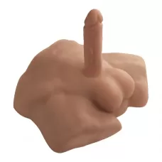 Карамельный мужской полуторс с фаллоимитатором SILEXD Apollo S 7 карамель (темно-бежевый Карамельный мужской полуторс с фаллоимитатором SILEXD Apollo S 7 карамель (темно-бежевый