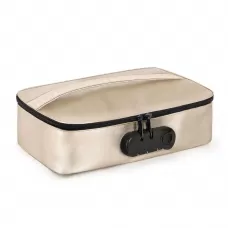 Золотистая сумочка для хранения игрушек Discreet Box золотистый 