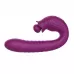 Фиолетовый вибратор Selove Campanula с вращающимся стимулятором клитора - 18,2 см фиолетовый 