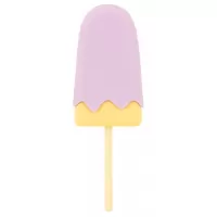 Сиреневый мини-вибратор в форме пломбира Vibrating Popsicle сиреневый 