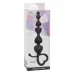 Чёрная анальная цепочка Begginers Beads - 18 см черный 