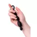 Анальная цепочка черного цвета A-toys - 19,5 см черный 