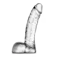 Прозрачный фаллоимитатор Ding Dong - 14 см прозрачный 