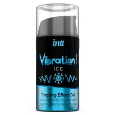 Жидкий интимный гель с эффектом вибрации Vibration! Ice - 15 мл  
