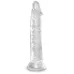 Прозрачный фаллоимитатор 8 Inch Dildo - 21,8 см прозрачный 