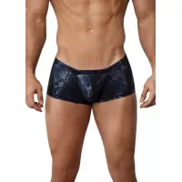 Темно-синие блестящие трусы-хипсы Cambodia Trunks темно-синий S