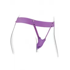 Сиреневый пояс с вибровкладкой Ultimate Butterfly Strap-On сиреневый 