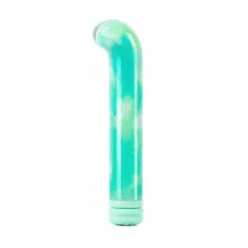 Зеленый компактный вибратор из стекла Magic Cane - 12 см зеленый 
