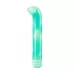Зеленый компактный вибратор из стекла Magic Cane - 12 см зеленый 
