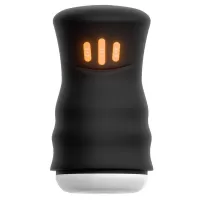 Мультифункциональный мастурбатор Gyro черный с белым 