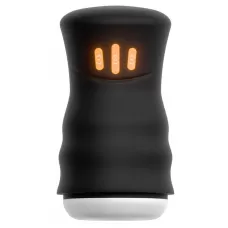 Мультифункциональный мастурбатор Gyro черный с белым 