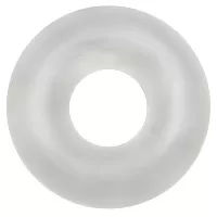 Прозрачное гладкое кольцо Stretchy Cockring прозрачный 