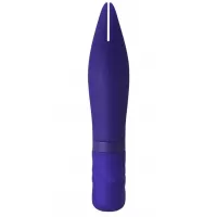 Синий мини-вибратор BonBon’s Powerful Spear - 15,2 см синий 
