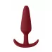 Красная анальная пробка для ношения Slim Butt Plug - 8,3 см красный 