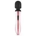 Черно-розовый вибромассажер Nouveau Curve Massager - 21 см черный с розовым 