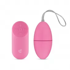 Розовое виброяйцо Vibrating Egg с пультом ДУ розовый 