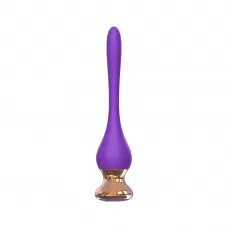Фиолетовый вибромассажер Nipple Vibrator - 14,5 см фиолетовый 