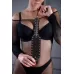 Коричневая шлепалка Sex Game с заклепками - 33 см коричневый 