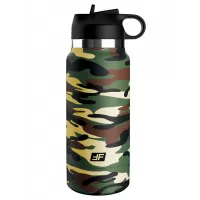 Мастурбатор в камуфляжной колбе Fap Flask зеленый камуфляж 