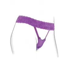 Фиолетовый пояс с вибровкладкой Ultimate G-Spot Butterfly Strap-On фиолетовый 