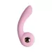 Розовый вибростимулятор точки G с нагревом Bendable Heating G-Spot Vibrator розовый 