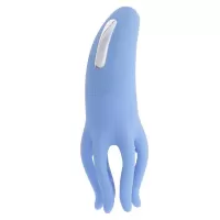 Голубой вибромассажёр Tentacle Tickler голубой 