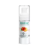 Жидкий вибратор со вкусом персика Amoreane Peach - 30 мл  