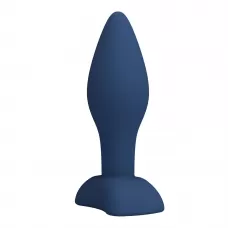 Синяя анальная пробка Bulb Plug - 12,1 см синий 