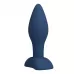 Синяя анальная пробка Bulb Plug - 12,1 см синий 