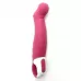 Вибратор Satisfyer Petting Hippo с загнутым кончиком - 22,9 см светло-бордовый 