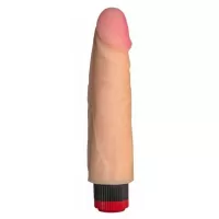 Телесный реалистичный вибратор №67 - 18 см телесный 