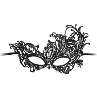 Черная кружевная маска ручной работы Royal Black Lace Mask черный 
