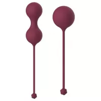 Набор бордовых вагинальных шариков Love Story Carmen бордовый 